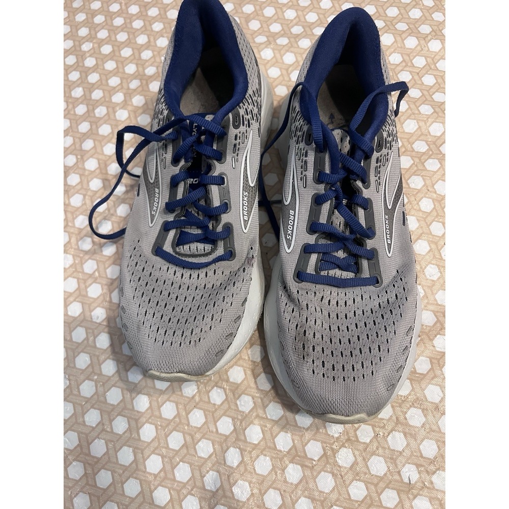 Brooks Glycerin 20 Men's Running Shoes US 10D‎ Gray Blue 1103821D070